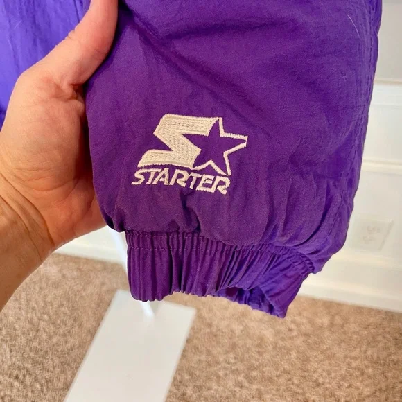 Kansas State Vintage XXL Y2K 90s Starter Jacket Coat Puffy Wildcats EUC Puffy